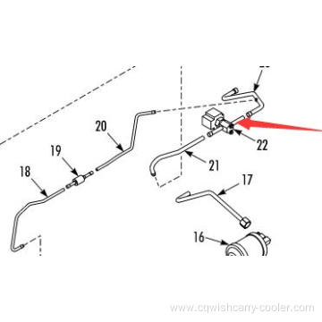 666384 thermo king parts HOT GAS VALVE